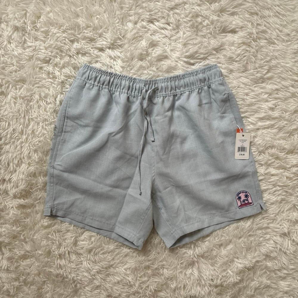 NWT Harbor Island pull on linen shorts size M beach surfer summer breathable